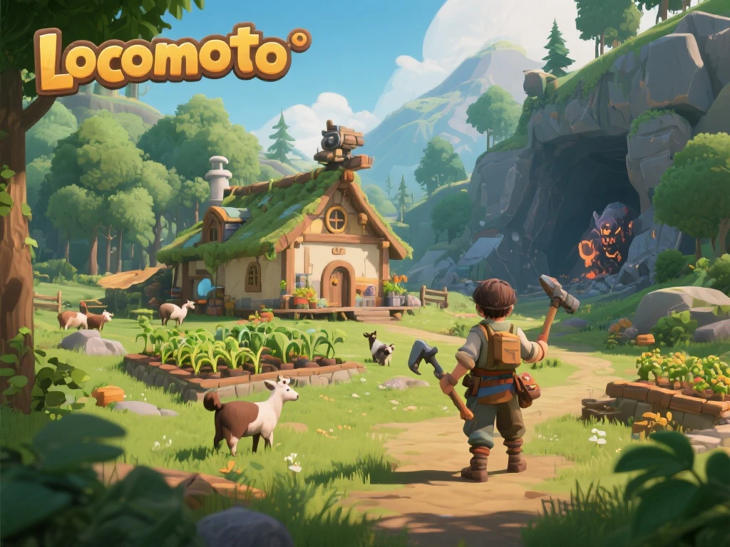 全新生活模拟冒险力作《Locomoto》定档4月8日震撼上线